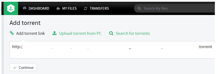 Download torrent with IDM
